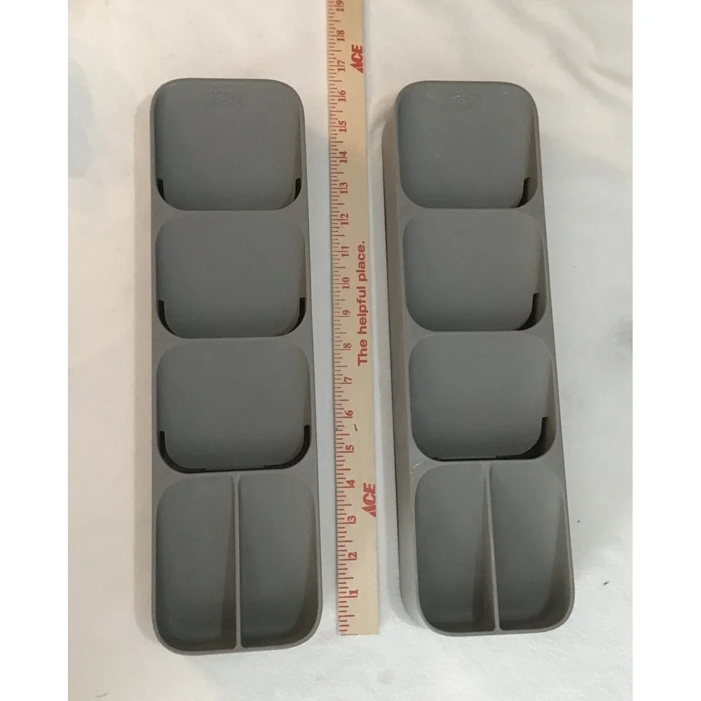 Set of 2 Joseph Joseph Kitchen Drawer Organizer Tray for‎ Cutlery Silverware